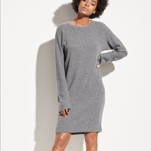 Vince Wool/Cashmere Crewneck Raglan Dress NWT